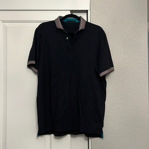 Greyson Black Golf Polo